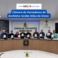  Câmara de Vereadores de Anchieta recebe Atlas da UVESC
