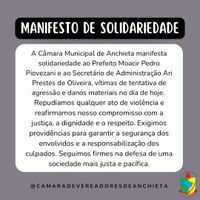 NOTA DE REPÚDIO! 