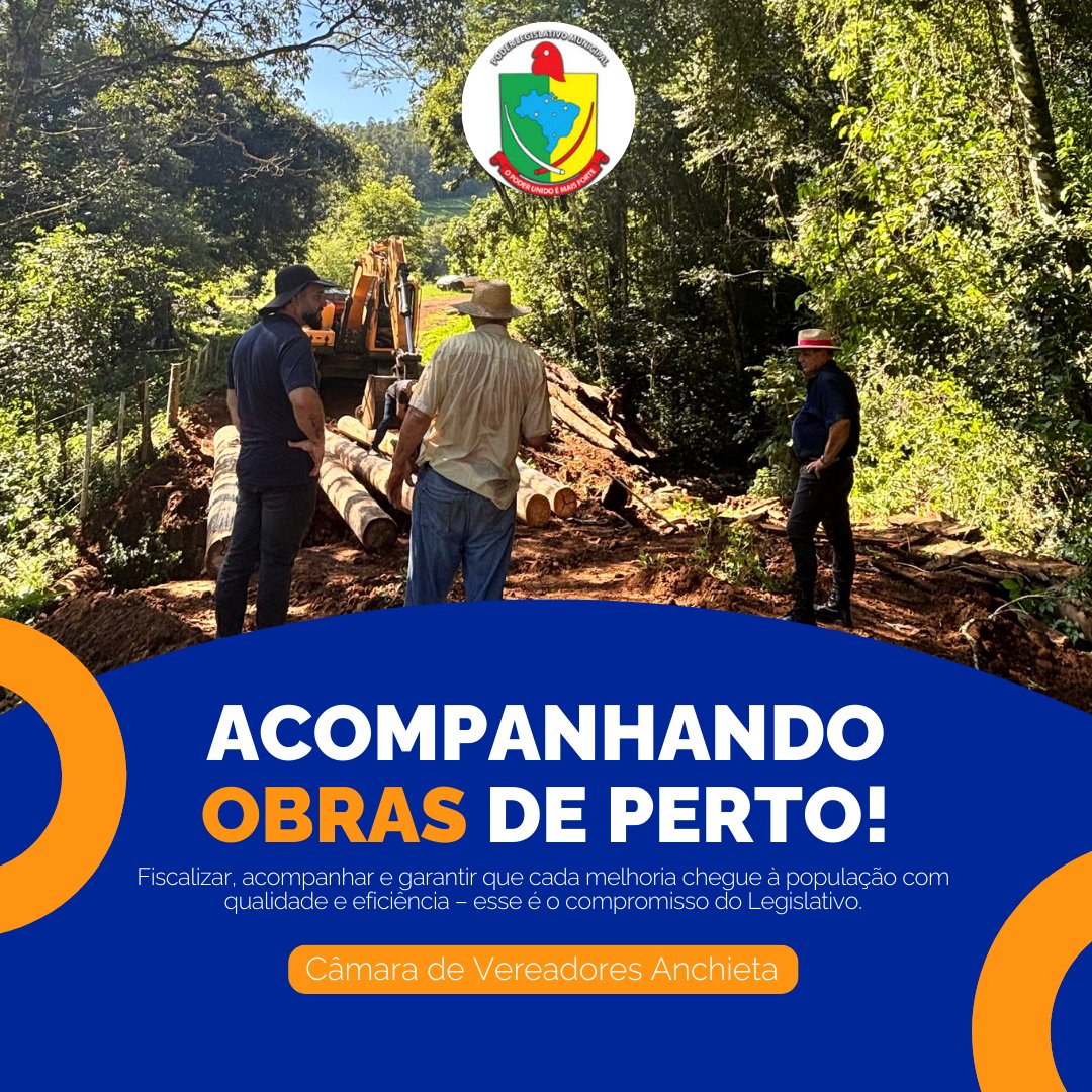 Vereadores acompanham obras e reforçam compromisso com a população